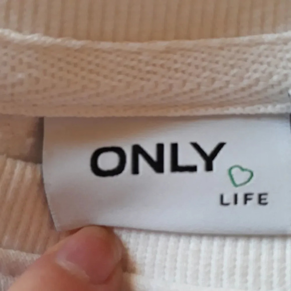 Only Life Par Femme Sweatshirt White S - Picture 5 of 6